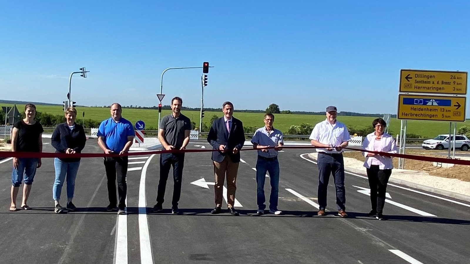 Öffnung der Ulmer Straße