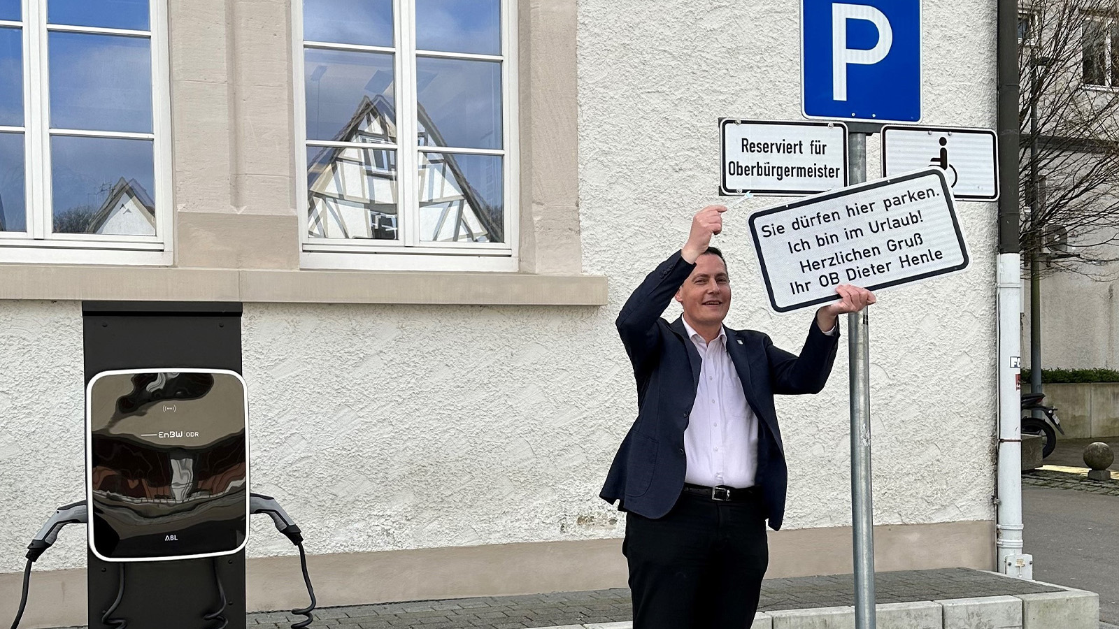 Sie dürfen hier Parken!