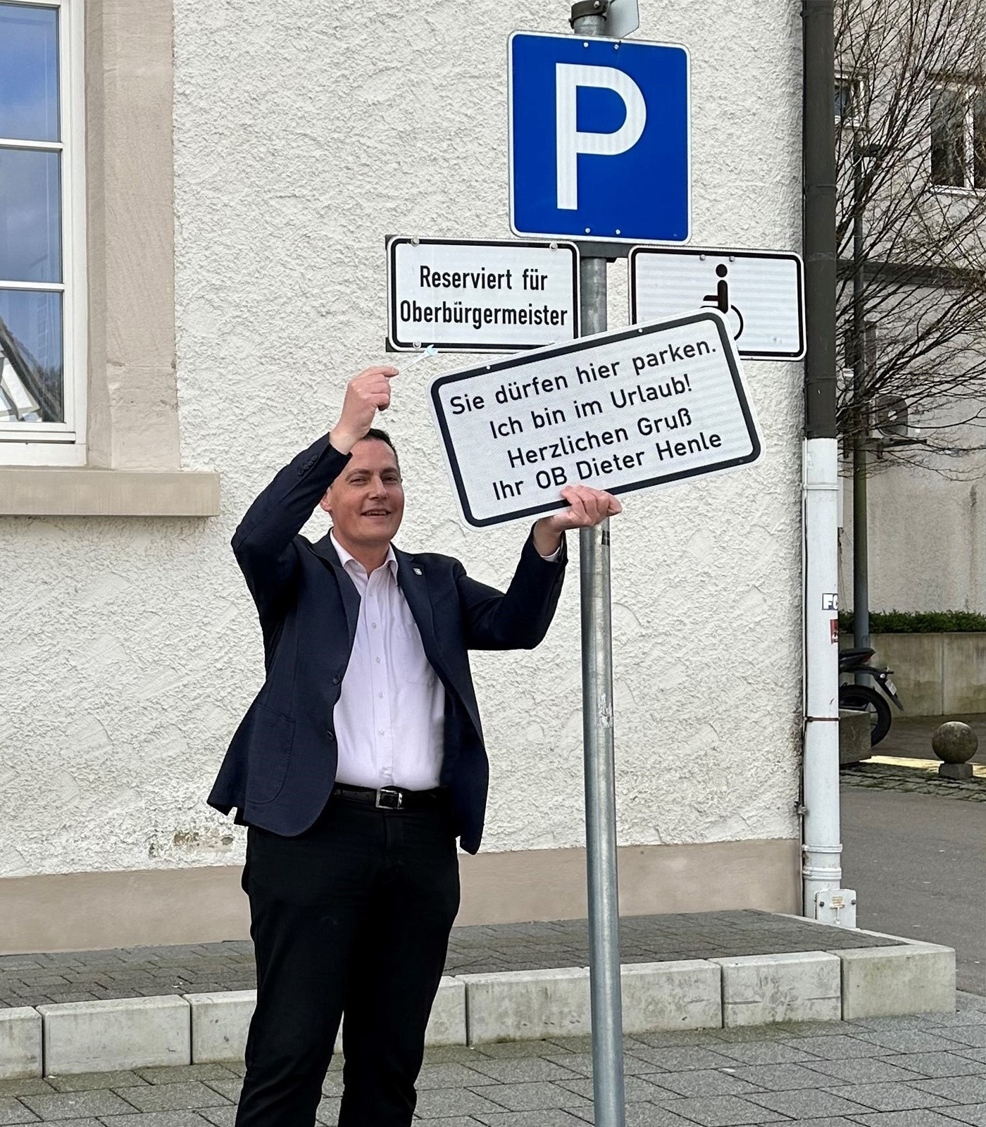 Sie dürfen hier Parken!